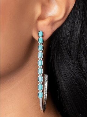 Artisan Soul Blue Hoop Earring